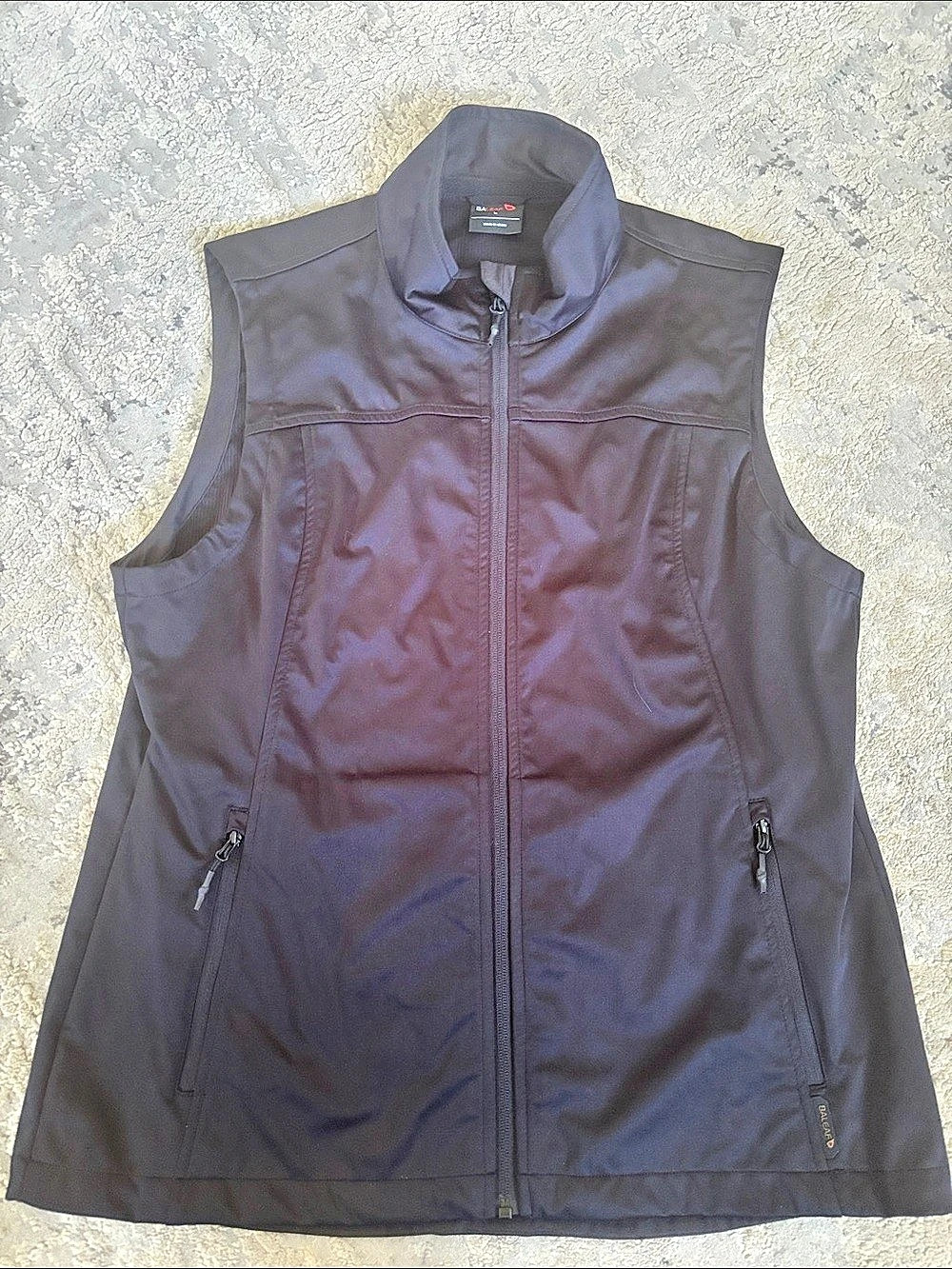 Baleaf Men's Zip Front Vest in Black Large